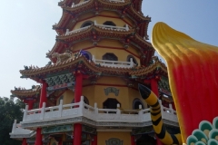 Dragon Tiger Tower Lotuspond Kaohsiung Taiwan