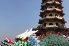 Dragon Tiger Tower Lotuspond Kaohsiung Taiwan