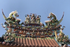 Tempel Drachen & Tiger Pagoden am Lotussee in Kaohsiung Taiwan