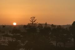 Sol Barbacan Ausblick Sonnenuntergang